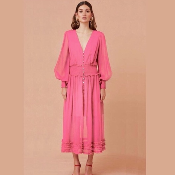 KEEPSAKE MOONLIGHT MIDI DRESS NWT - Picture 2 of 8